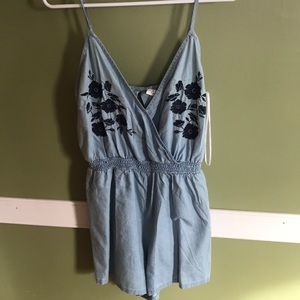 “Love Tree” Romper Floral Design Romper